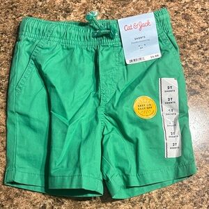 Cat & Jack Green Kids Shorts